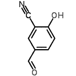 CAS 登录号：73289-79-9， 5-甲酰基-2-羟基苯甲腈