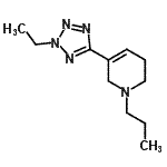 CAS 登录号：732963-48-3， 5-(2-乙基-2H-四唑-5-基)-1-丙基-1,2,3,6-四氢吡啶