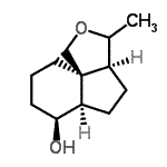 CAS 登录号：733047-18-2， (3aS,5aR,6S,9aR)-3-甲基八氢-3H-茚并[1,7a-c]呋喃-6-醇