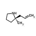 CAS 登录号：733713-07-0， (2R)-2-烯丙基-2-甲基吡咯烷