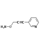 CAS 登录号：733717-09-4， 3-[3-(氨基氧基)-1-丙炔-1-基]吡啶