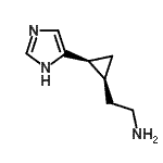 CAS 登录号：733735-90-5， 2-[(1S,2S)-2-(1H-咪唑-4-基)环丙基]乙胺