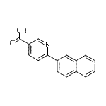 CAS 登录号：733776-42-6， 6-(2-萘基)烟酸