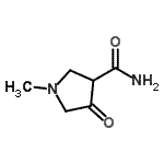 CAS 登录号：733804-80-3， 1-甲基-4-氧代-3-吡咯烷甲酰胺