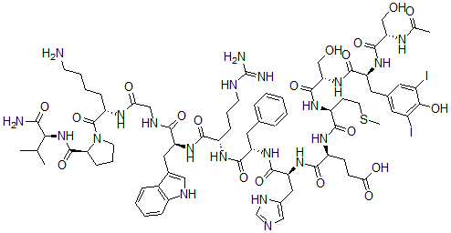 CAS#: 73391-89-6, 2-(3,5-Diiodo-Tyr)alpha-melanotropin