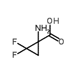 CAS#: 734528-48-4, 1-Amino-2,2-difluorocyclopropanecarboxylic acid