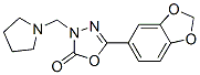 CAS 登录号:73484-54-5, 5-(1,3-苯并二氧戊环-5-基)-3-(吡咯烷-1-基甲基)-1,3,4-恶二唑-2-酮