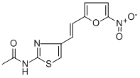 CAS 登录号:7350-43-8, N-(4-(2-(5-硝基-2-呋喃基)乙烯基)-噻唑-2-基)-乙酰胺
