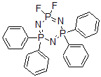 CAS 登录号：73502-98-4， 2,4-二氟-2,2,4,4,6,6-六氢-2,4,6,6-四苯基-1,3,5,2,4,6-三氮杂三膦咛