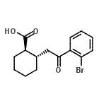 CAS 登录号：735274-92-7， (1R,2S)-2-[2-(2-溴苯基)-2-氧代乙基]环己烷羧酸