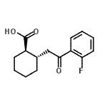 CAS 登录号：735274-94-9， (1R,2S)-2-[2-(2-氟苯基)-2-氧代乙基]环己烷羧酸