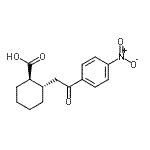 CAS 登录号：735275-03-3， (1R,2S)-2-[2-(4-硝基苯基)-2-氧代乙基]环己烷羧酸