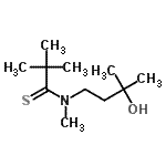 CAS 登录号：73551-35-6， N-(3-羟基-3-甲基丁基)-N,2,2-三甲基丙烷硫代酰胺