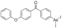 CAS 登录号：7356-67-4， [4-(4-苯氧基苯甲酰基)苯基]-亚胂二碘化物