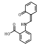 CAS 登录号：7361-93-5， 2-{[(Z)-(6-氧代-2,4-环己二烯-1-亚基)甲基]氨基}苯甲酸