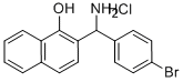 CAS 登录号：736173-16-3， 2-[氨基-(4-溴-苯基)-甲基]-萘-1-醇盐酸盐