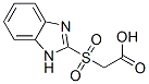 CAS 登录号：73623-43-5， 2-(1H-苯并咪唑-2-基磺酰基)乙酸