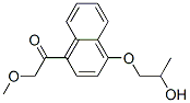 CAS#: 73637-18-0, 1-[4-(2-Hydroxypropoxy)Naphthalen-1-Yl]-2-Methoxyethanone