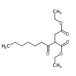CAS 登录号：73642-76-9， 二乙基2-庚酰琥珀酸盐