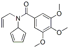 CAS 登录号:73664-68-3, N-(1-环戊并-2,4-二烯基)-3,4,5-三甲氧基-N-丙-2-烯基苯甲酰胺