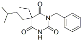 CAS 登录号:73680-98-5, 5-乙基-5-(3-甲基丁基)-1-(苯基甲基)-1,3-二嗪农-2,4,6-三酮