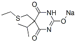 CAS#: 73681-05-7, Sodium 5-(Ethylsulfanylmethyl)-5-Propan-2-Ylpyrimidin-3H-2,4,6-Trione