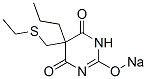 CAS#: 73681-07-9, Sodium 5-(Ethylsulfanylmethyl)-5-Propylpyrimidin-3H-2,4,6-Trione
