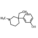 CAS 登录号：736887-82-4， 3-(3-乙基-1-甲基-3-哌啶基)苯酚