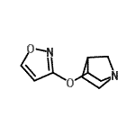 CAS 登录号：736906-24-4， 3-(1,2-恶唑-3-基氧基)-1-氮杂双环[2.2.1]庚烷