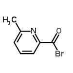 CAS 登录号：73691-25-5， 6-甲基-2-吡啶羰基溴化物