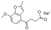 CAS 登录号:73698-62-1, 4-(7-甲氧基-2-甲基-1-苯并呋喃-4-基)-4-氧代丁酸钠