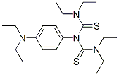 CAS 登录号:73728-83-3, 1-(4-二乙基氨基苯基)-1-(二乙基硫代氨基甲酰)-3,3-二乙基硫脲