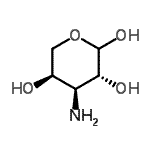 CAS 登录号：737694-06-3， 3-氨基-3-脱氧-L-阿拉伯吡喃糖