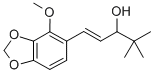 CAS#: 73771-58-1, (E)-1-(4-Methoxy-1,3-Benzodioxol-5-Yl)-4,4-Dimethylpent-1-En-3-Ol