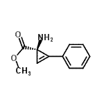 CAS 登录号：737722-72-4， 甲基(1R)-1-氨基-2-苯基-2-环丙烯-1-羧酸酯