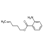 CAS 登录号：737736-64-0， 4-戊烯-1-基2-氨基苯甲酸酯