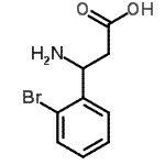 CAS 登录号：737751-95-0， 3-氨基-3-(2-溴苯基)丙酸