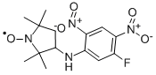CAS 登录号:73784-45-9, 3-(5-氟-2,4-二硝基苯胺基)-2,2,5,5-四甲基-1-吡咯烷基氧基游离基