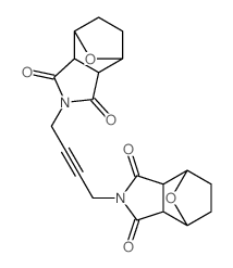 CAS 登录号：73806-09-4， N,N'-(2-丁炔-1,4-二基)二(7-氧杂双环[2.2.1]庚烷-2,3-二甲酰亚胺)