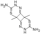 CAS 登录号:73816-39-4, 2,2,4,4-四甲基-1,3-环丁烷二酮二缩氨基硫脲