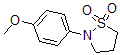 CAS 登录号：73825-54-4， 2-(4-甲氧基苯基)-1,2-噻唑烷1,1-二氧化物
