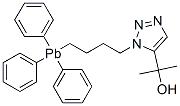 CAS 登录号：73826-06-9， 2-[3-[4-三(苯基)铅烷基丁基]三唑-4-基]丙-2-醇