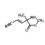 CAS 登录号：73838-95-6， 甲基(3E)-2-氨基-4-氰基-2-甲基-3-丁烯酸酯