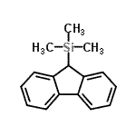 CAS 登录号：7385-10-6， 9H-芴-9-基(三甲基)硅烷