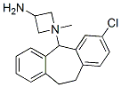 CAS#: 73855-86-4, 1-(3-Chloro-10,11-Dihydro-5H-Dibenzo(a,d)Cyclohepten-5-Yl)-3-Methylaminoazetidine