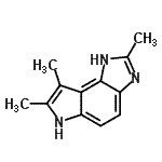CAS 登录号：73857-51-9， 2,7,8-三甲基-1,6-二氢咪唑并[4,5-e]吲哚
