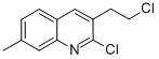 CAS#: 73863-50-0, 2-Chloro-3-(2-Chloroethyl)-7-Methylquinoline