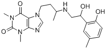 CAS#: 73908-77-7, 7-[3-[[2-Hydroxy-2-(2-Hydroxy-5-Methylphenyl)Ethyl]Amino]Butyl]-1,3-Dimethylpurine-2,6-Dione