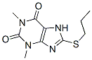 CAS#: 73908-84-6, 1,3-Dimethyl-8-Propylsulfanyl-7H-Purine-2,6-Dione