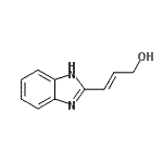 CAS 登录号：73922-35-7， (2E)-3-(1H-苯并咪唑-2-基)-2-丙烯-1-醇